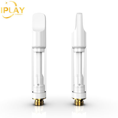 ποιότητας  Wholesale CBD THC D8 Oil Cartridge Flat Round Zirconia Post 0.5ml 1ml Cartridge Εργοστάσιο