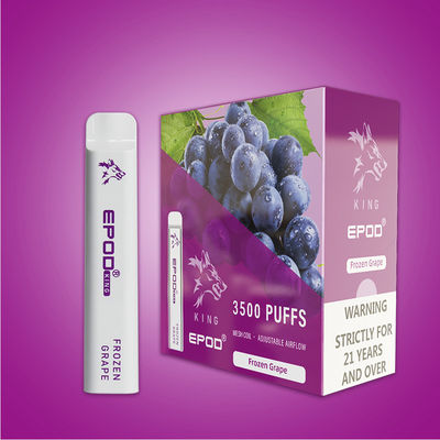Υγρό βασιλιάδων 10ml EPOD μέσα στο μίας χρήσης τσιγάρο 850mAh νικοτίνης επανακαταλογηστέο