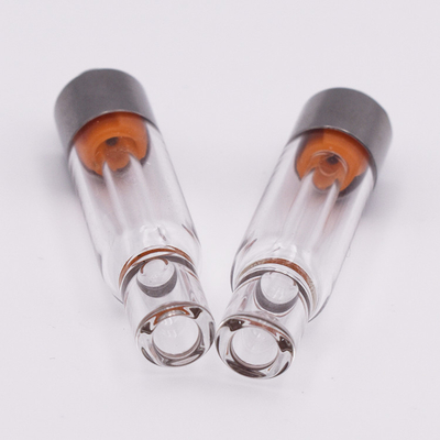 πλήρης κασέτα γυαλιού CBD Vape ικανότητας δεξαμενών 0.5ml 1.0ml με την κλειδαριά