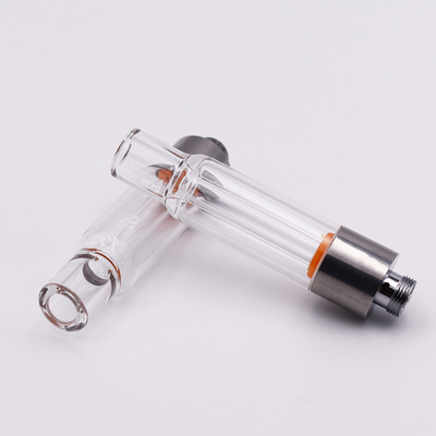 πλήρης κασέτα γυαλιού CBD Vape ικανότητας δεξαμενών 0.5ml 1.0ml με την κλειδαριά