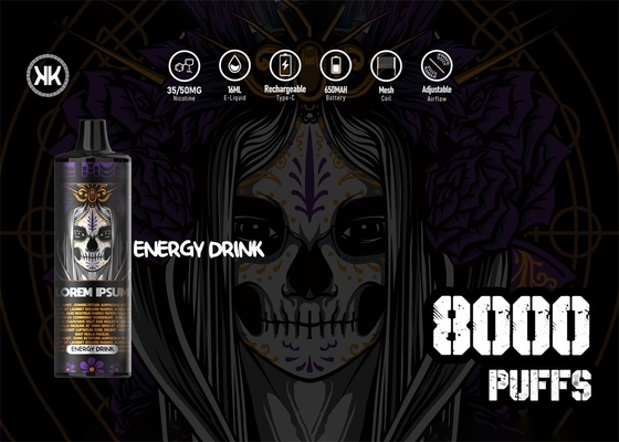 Super Puffs EPOD Vape μιας χρήσης 5% Nic 16ml 850mAh Fantacy Taste E τσιγάρο