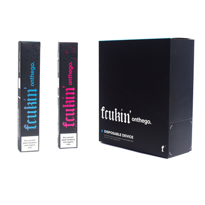Fcukin 1000 αλατισμένη μίας χρήσης Vape 3.5ml ριπών υγρή γεύση μάγκο σταφυλιών της Nic
