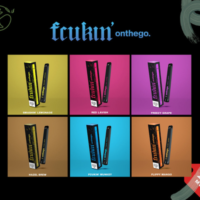650mAh μη επανακαταλογηστέα μάνδρα Fcukin Onthego ψεκαστήρων μπαταριών λεπτή μίας χρήσης