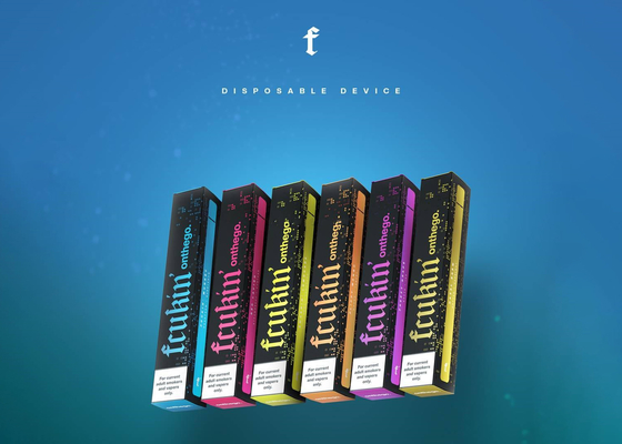 Fcukin Onthego ηλεκτρονικές ριπές συσκευών 3ML 1000 μανδρών Vape τσιγάρων μίας χρήσης