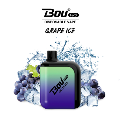 Φορητό Μίας χρήσης BOU PRO Vape 7000 Puffs 5% Nic 16ml Υγρό Τύπου C Επαναφορτιζόμενο