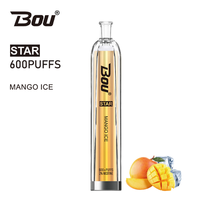 Νέο αστέρι IGET Vape Ε Cigs Bou 600 ριπές με την αντίσταση 1.5ohm