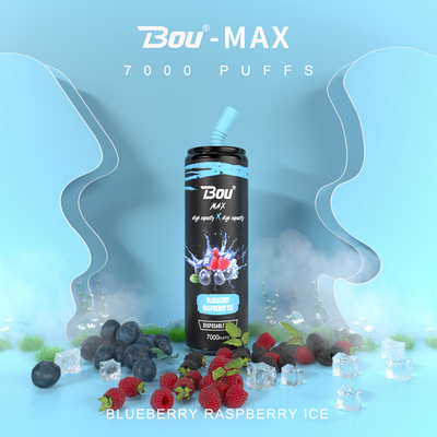 Τύπος C Επαναφορτιζόμενο Bou Max Iget Diposable Vape 7000 Puffs 13 Flavors 650mAh