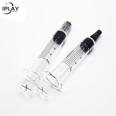 Υλική ικανότητα συρίγγων 0.5ml 1ml 2.25ml κλειδαριών Luer γυαλιού Pyrex
