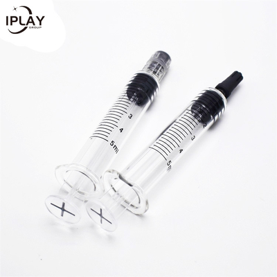 Υλική ικανότητα συρίγγων 0.5ml 1ml 2.25ml κλειδαριών Luer γυαλιού Pyrex
