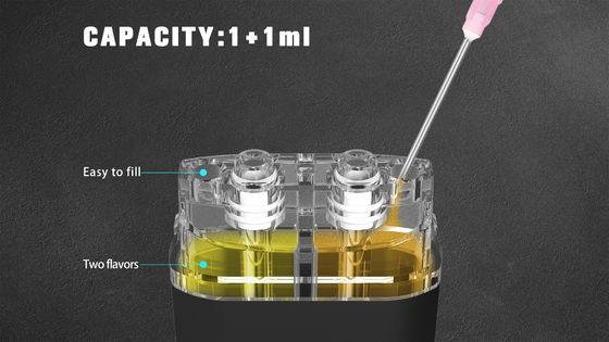Cbd Thc 1+1 μίας χρήσης 280 Mah Rechargebale αμόλυβδη Vape μιλ. διπλή μάνδρα γεύσεων