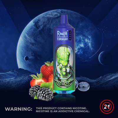 9000 ριπές 600mah RandM μίας χρήσης Vape 20 νικοτίνη γεύσεων 5%