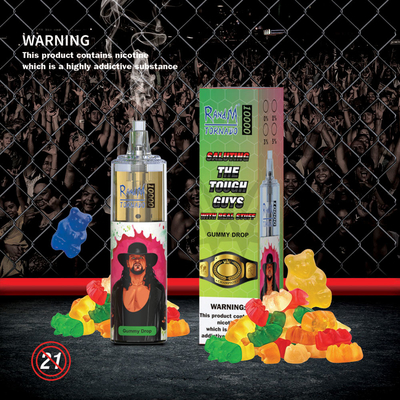 100% Original 20 ml Fumot RandM Tornado 10000 φουσκάλες Εναφορική πένα 24 χρώματα