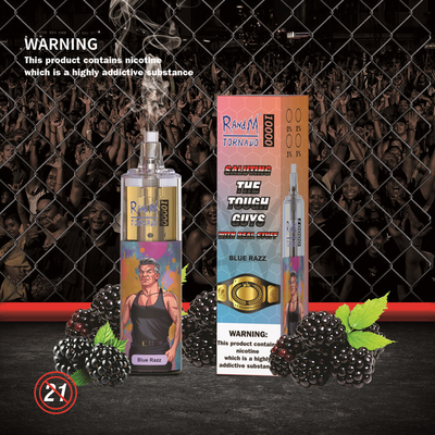 100% Original 20 ml Fumot RandM Tornado 10000 φουσκάλες Εναφορική πένα 24 χρώματα