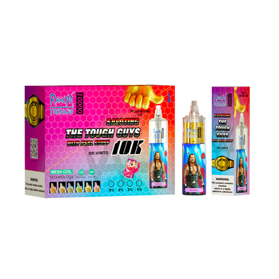 Μεγάλη Ε Cig RANDM μάνδρα 20 Vape ανεμοστροβίλου μίας χρήσης γεύσεις 10000 ριπές 20 μιλ.