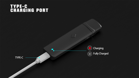 2 ml Cartridge 1 σε 2 διπλής γεύσης με φορτιστή τύπου C
