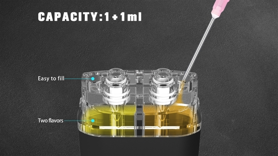 2 ml Cartridge 1 σε 2 διπλής γεύσης με φορτιστή τύπου C