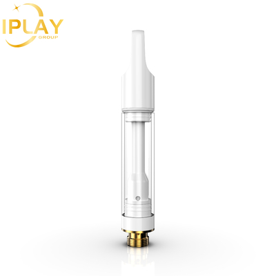 Χονδρικό CBD THC D8 Oil Cartridge Flat Round Zirconia Post 0,5 ml 1 ml Cartridge