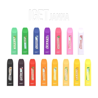 Χονδρική 450 ριπών μπαταρία πούρων 280mah Iget Janna μίας χρήσης ηλεκτρονική