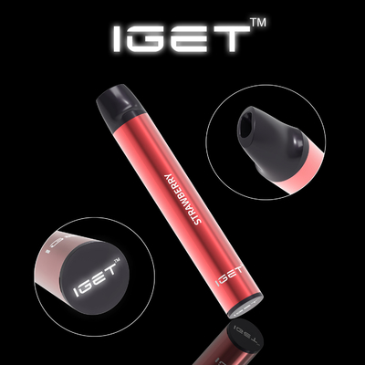 6% 600 αλατισμένη μίας χρήσης Vape κασέτα μανδρών IGET SHION ριπών 400mah Nic