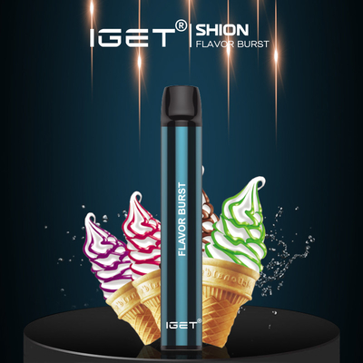 Μίας χρήσης Vaping κόλας συσκευή πάγου IGET SHION, 600 τσιγάρα ατμού συνήθειας ριπών