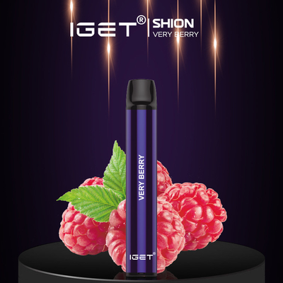 Μίας χρήσης Vaping κόλας συσκευή πάγου IGET SHION, 600 τσιγάρα ατμού συνήθειας ριπών