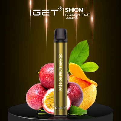 Μίας χρήσης Vaping κόλας συσκευή πάγου IGET SHION, 600 τσιγάρα ατμού συνήθειας ριπών
