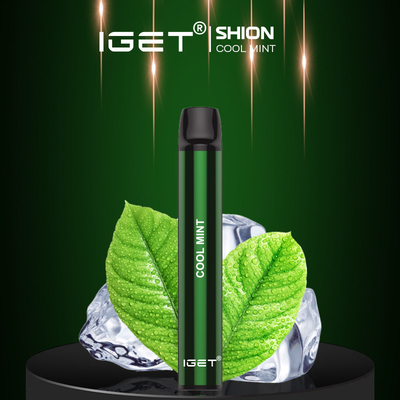 Μίας χρήσης Vaping κόλας συσκευή πάγου IGET SHION, 600 τσιγάρα ατμού συνήθειας ριπών