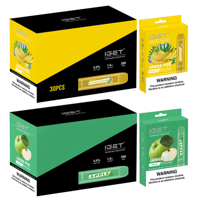 μίας χρήσης JANNA Vape μάνδρα 450 280mah Watermelom IGET Vape ριπές