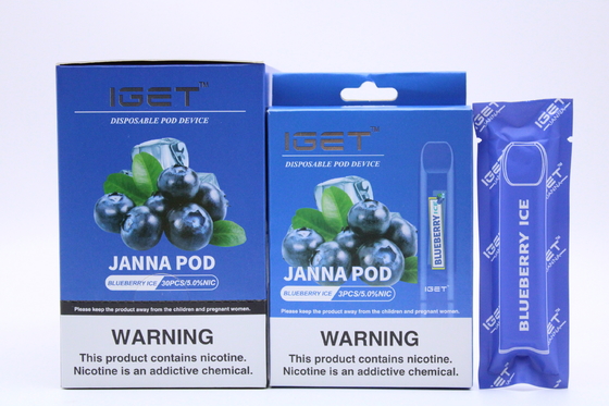 Ηλεκτρονική Vape μάνδρα IGET JANNA 1.6ml, υγρό τσιγάρο 450 ριπών Ε