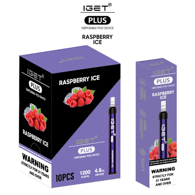 μίας χρήσης μίνι Ε τσιγάρο 1200 ριπές 4.8ml 650mAh IGET Vape