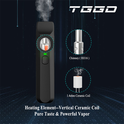 Η μίας χρήσης Vape μάνδρα cOem 1ml 270mAh CBD προθερμαίνει τη διευθετήσιμη τάση