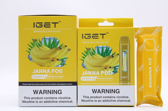 Βασιλιάς 1800 βασιλιάς 2600 Xxl Iget Vape Iget πολυ-χρωμάτων συν 1200 στο απόθεμα