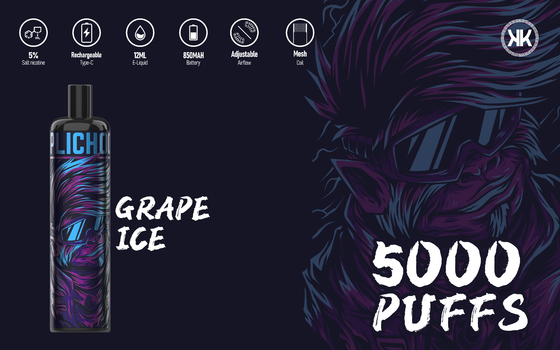 12ml μίας χρήσης φορητός λοβός Vape, τσιγάρο πάγου Ε σταφυλιών τύπων Γ Epod