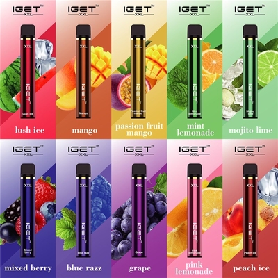 Υψηλός - ποιότητα IGET Vape IGET XXL 1800 μίας χρήσης μάνδρα νικοτίνης