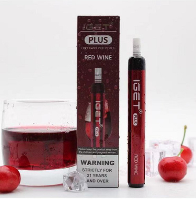 Χονδρικό τσιγάρο IGET Vape IGET 1200 ΣΥΝ τη μάνδρα Vape νικοτίνης μπαταριών 650mah