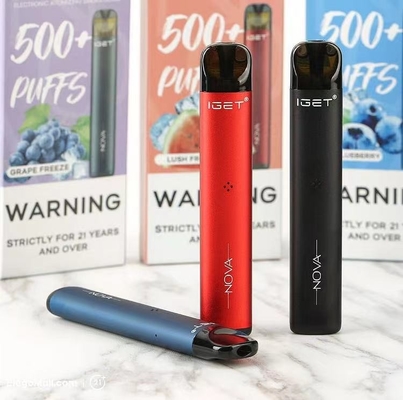 Δημοφιλής στην εξάρτηση εκκινητών Vape νικοτίνης μπαταριών 6% Nova 350mah της Αυστραλίας IGET Vape IGET