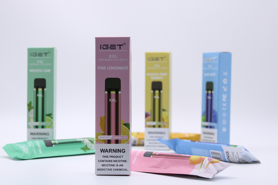 Αρχικό IGET XXL 1800 ξεφυσά τη μίας χρήσης 950mAh εξάρτηση συσκευών λοβών τσιγάρων μπαταριών ηλεκτρονική