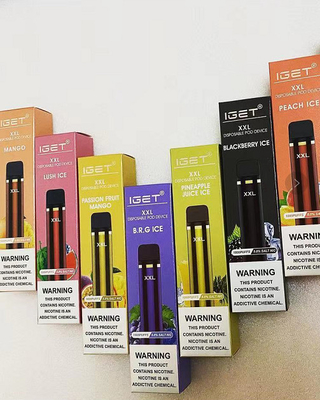 Ηλεκτρονικός λοβός μπαταριών 7ml Vape συσκευών 950mAh τσιγάρων μανδρών Iget XXL Vape