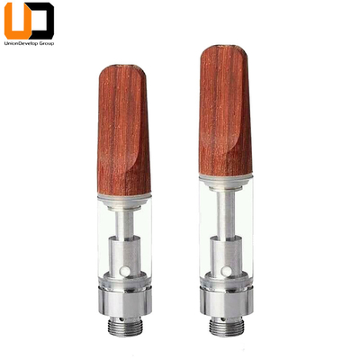 Κεραμικό σπειρών 0.5ml 1ml CBD Vape κασετών λοβών γυαλί ακρών συστημάτων ξύλινο