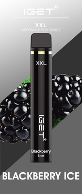 Μίας χρήσης μάνδρα καπνού 30 γεύσεων XXL 1800f 7.0ml IGET Vape μίας χρήσης