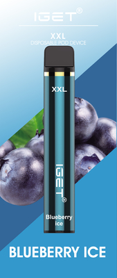 Μίας χρήσης μάνδρα καπνού 30 γεύσεων XXL 1800f 7.0ml IGET Vape μίας χρήσης