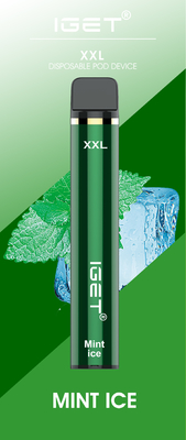 Μίας χρήσης μάνδρα καπνού 30 γεύσεων XXL 1800f 7.0ml IGET Vape μίας χρήσης