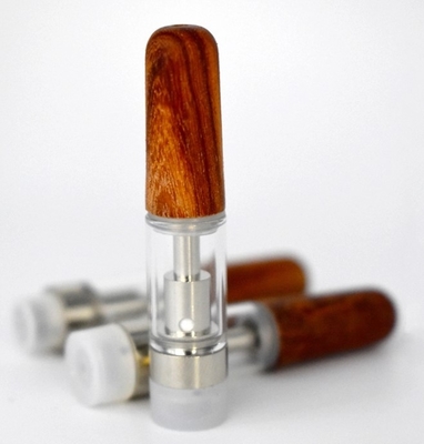 Στην ξύλινη άκρη μίας χρήσης Vape αποθεμάτων 510 άμεσες κασέτες Vape πώλησης εργοστασίων κάρρων