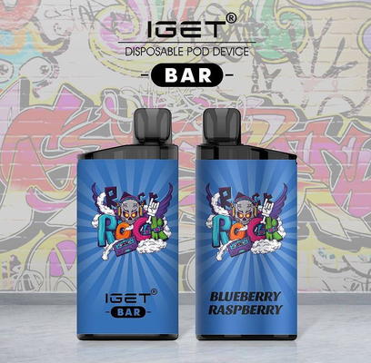 100% αρχικός ΦΡΑΓΜΌΣ 3500 μίας χρήσης νικοτίνη Vape τσιγάρων IGET IGET ριπών