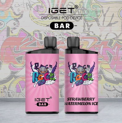 100% αρχικός ΦΡΑΓΜΌΣ 3500 μίας χρήσης νικοτίνη Vape τσιγάρων IGET IGET ριπών