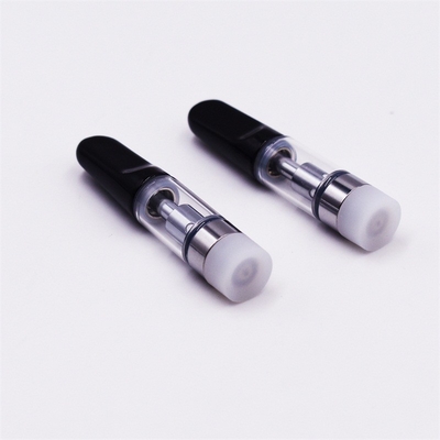 Αμόλυβδο κασετών κενό 0.5ml 1ml γυαλιού δεξαμενών κεραμικό λογότυπο 510 συνήθειας απόδειξης σπειρών έχον διαρροή κασέτα vape