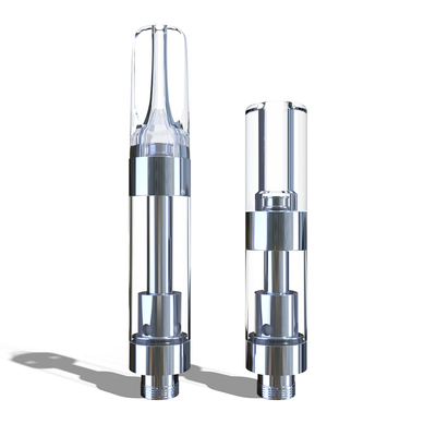 Χονδρική CBD THC D8 πετρελαίου κασέτα ακρών 1ml ψεκαστήρων επίπεδη στρογγυλή πλαστική