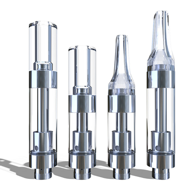 Η χονδρική πλαστική δεξαμενή 0.5ml 1ml γυαλιού Pyrex ακρών λεπταίνει την παχιά κασέτα πετρελαίου vape