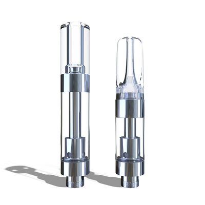 Η χονδρική πλαστική δεξαμενή 0.5ml 1ml γυαλιού Pyrex ακρών λεπταίνει την παχιά κασέτα πετρελαίου vape