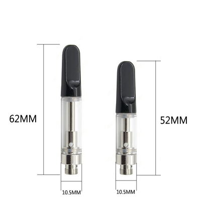 Αμόλυβδη 510 κασέτα πετρελαίου νημάτων 0.5ml 0.9ml 1ml vape CBD
